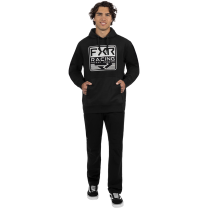 Unisex Emblem Cotton Pullover Hoodie